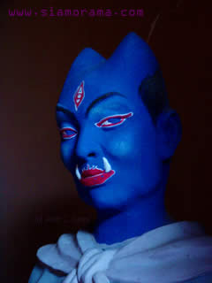 Three-Eyed Blue Demon, Dongyue Temple, Beijing, China