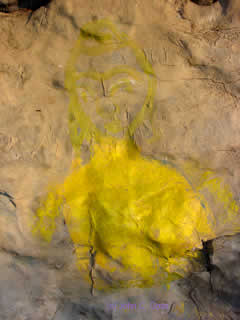 Rock painting - Luang Prabang