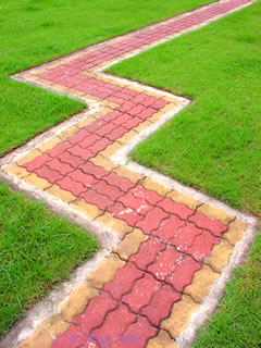 Path to Enlightenment -- Wat Amarinthara, Bangkok Noi