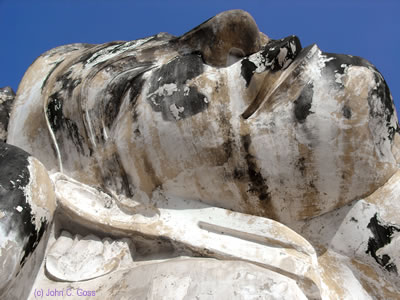 Repose - Wat Lokayasuthara, Ayuttaya, 2003 by John Goss