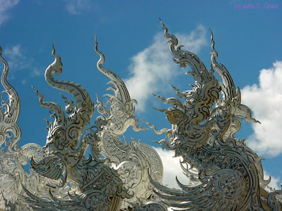 Wat Rongkhun, Chiang Rai, 2003 by John Goss