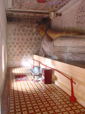 Sunlit Chapel - Wat Buppharam, Trat, 2004 by John Goss